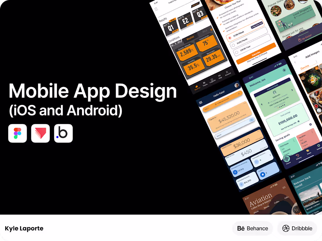 Cover image for Mobile App Design (iOS and Android)
