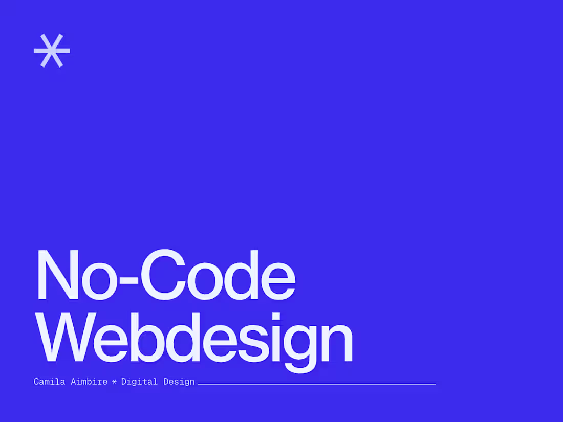 Cover image for No-Code Web Design