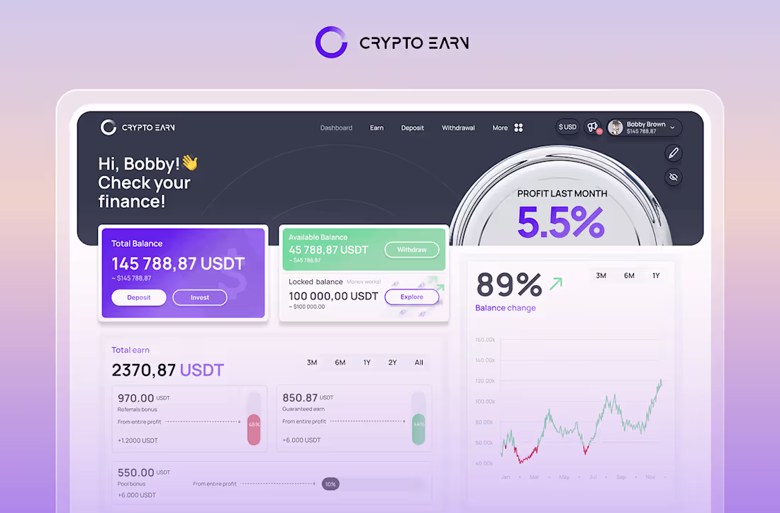 Cover image for C-Earn | Financial & Crypto Innovation