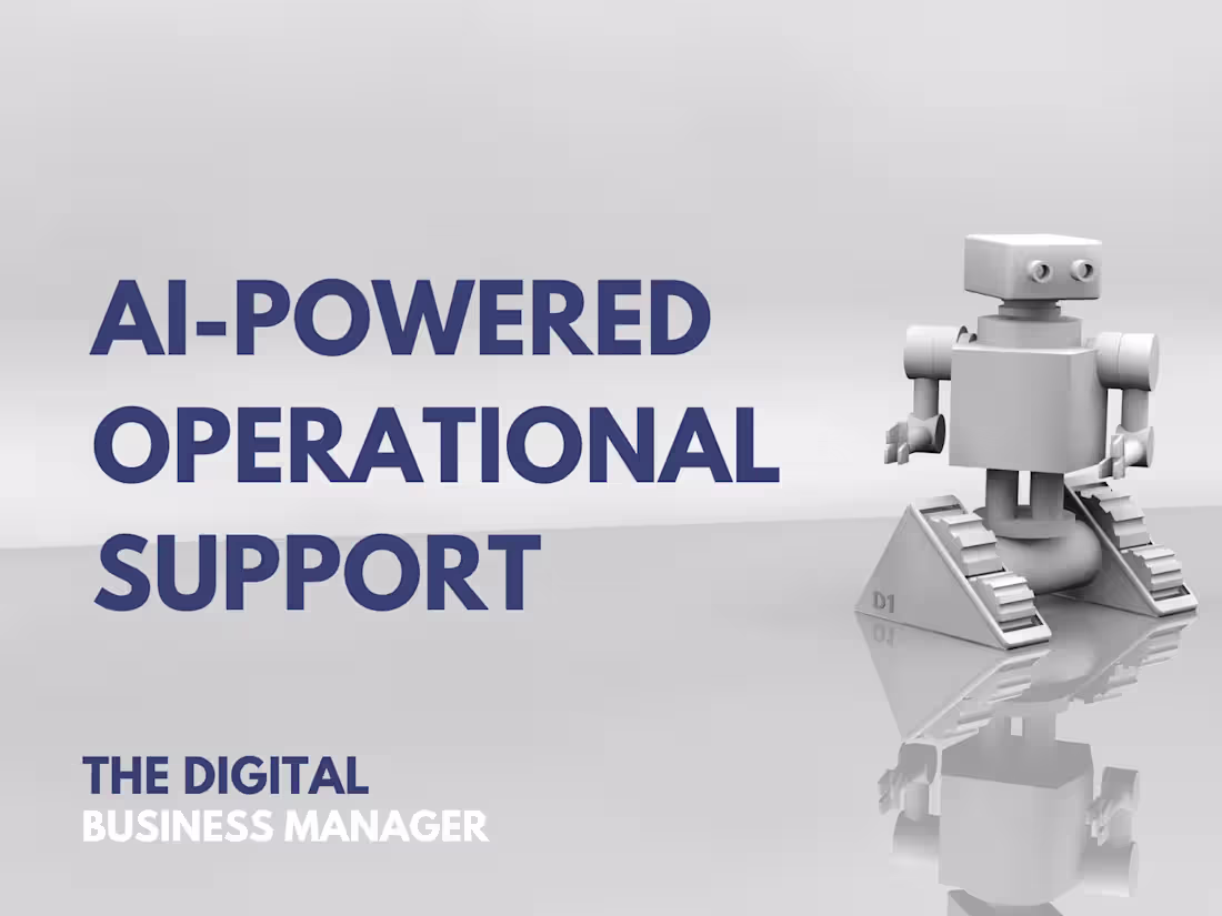 Cover image for Operational Support for a Forbes-Featured AI Entrepreneur