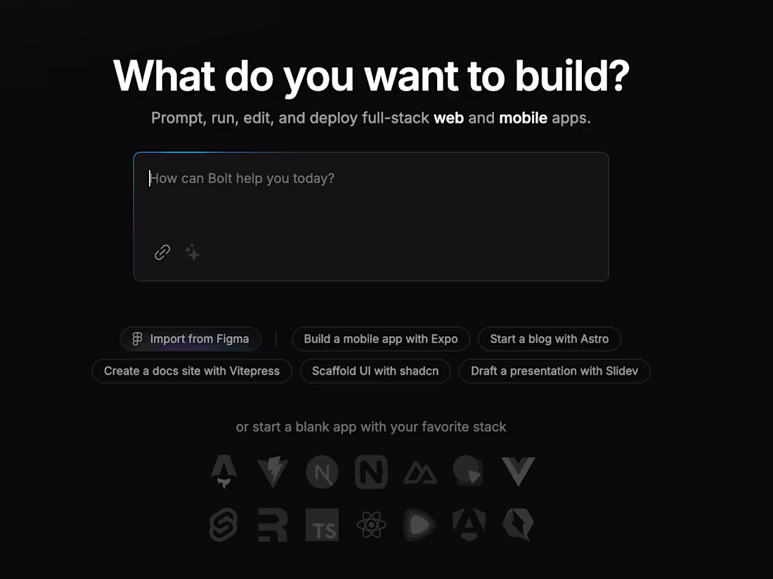 Cover image for I will build you a professional BOLT AI application