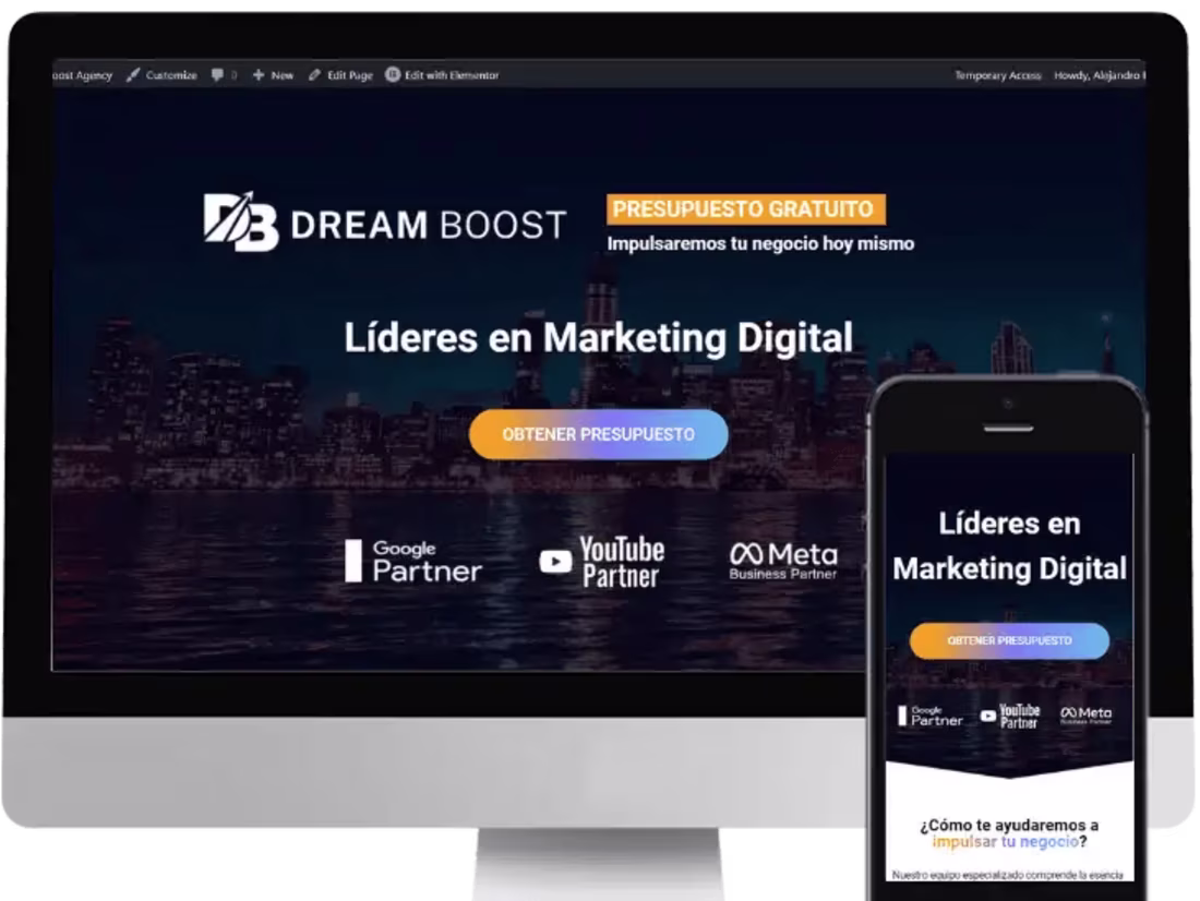 Cover image for Marketing Agency Website