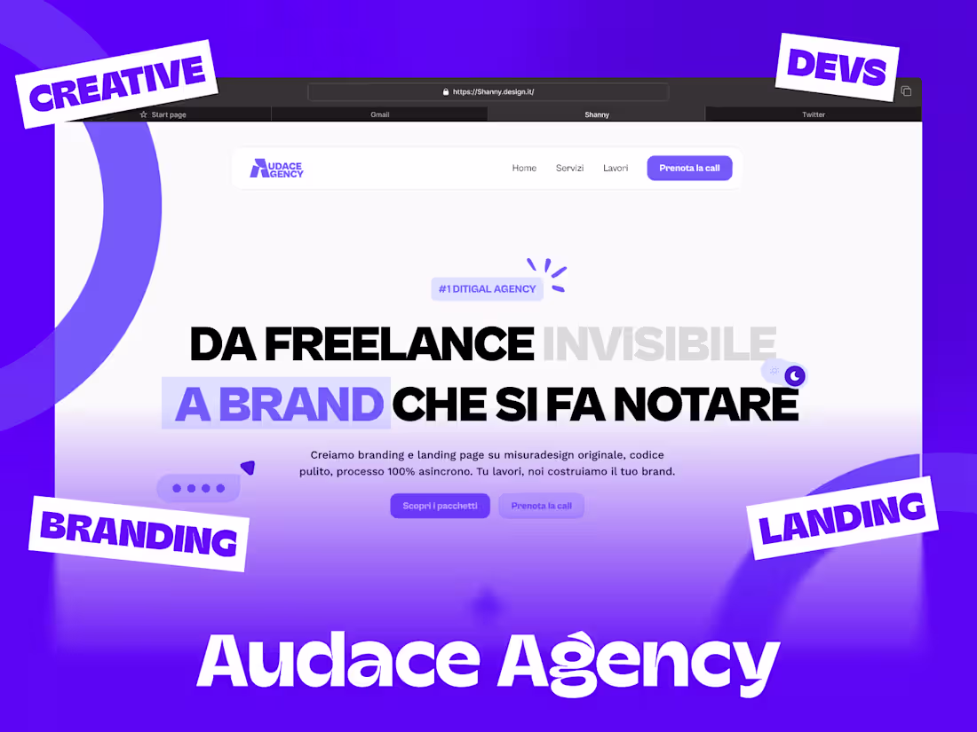 Cover image for Audace Agency | Branding &