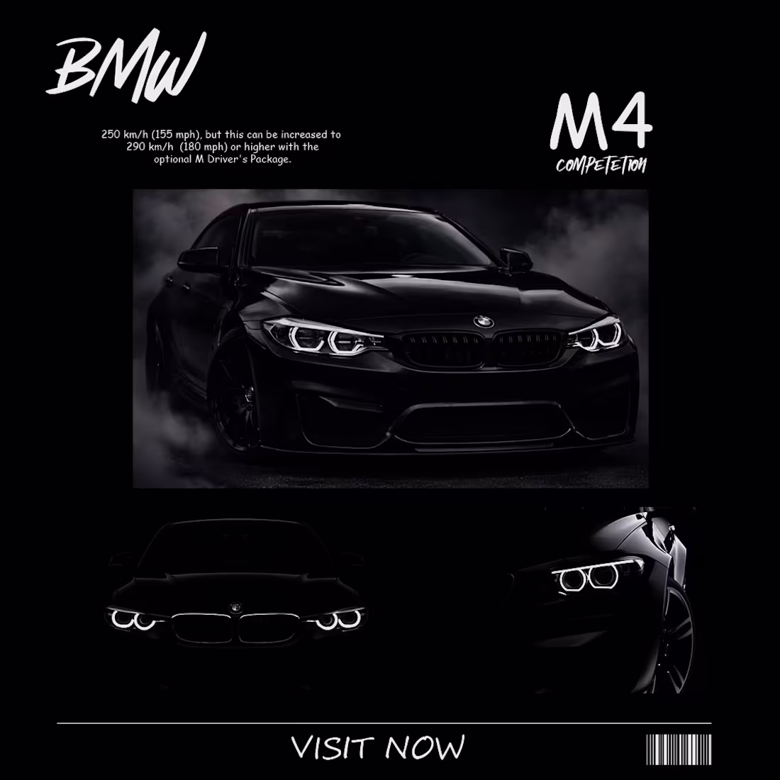 Cover image for Bmw M4 social media poster