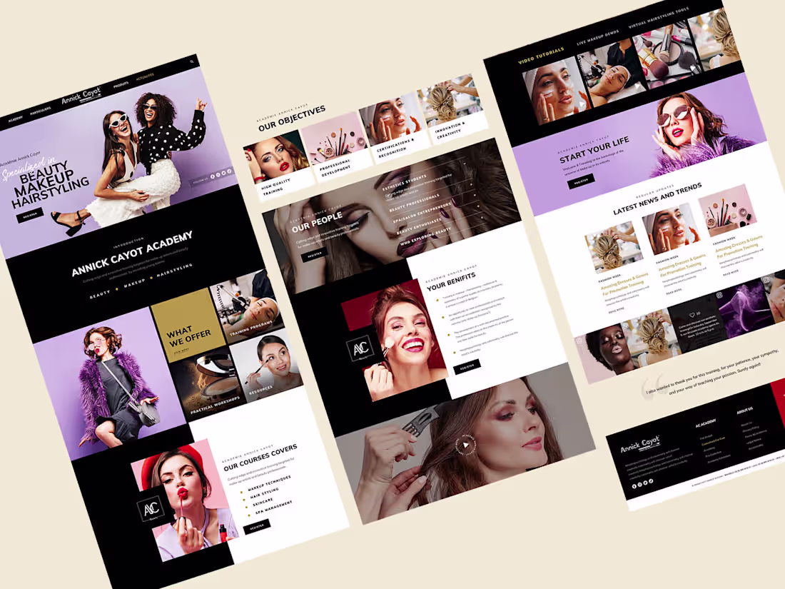 Cover image for Flawless Squarespace Website Template for Fashion Industry