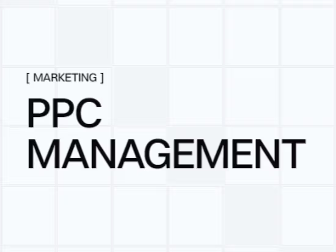 Cover image for PPC Advertising Management