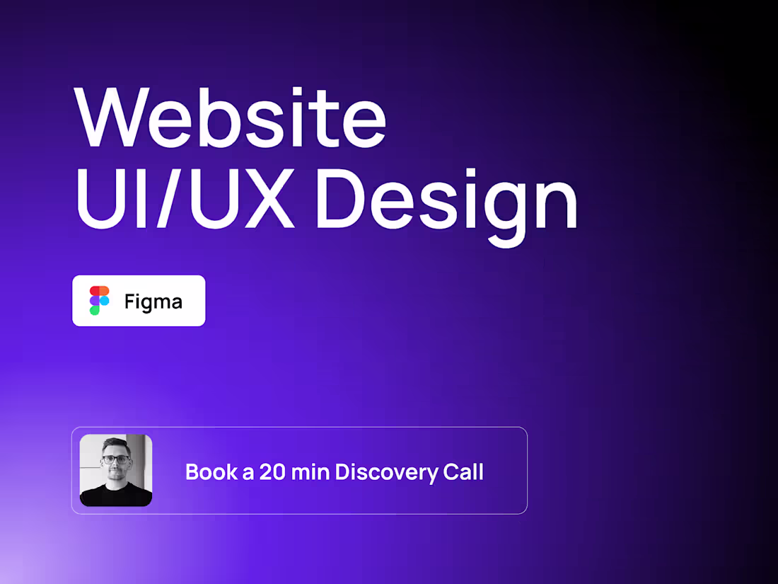 Cover image for Website UI/UX Design (Figma)