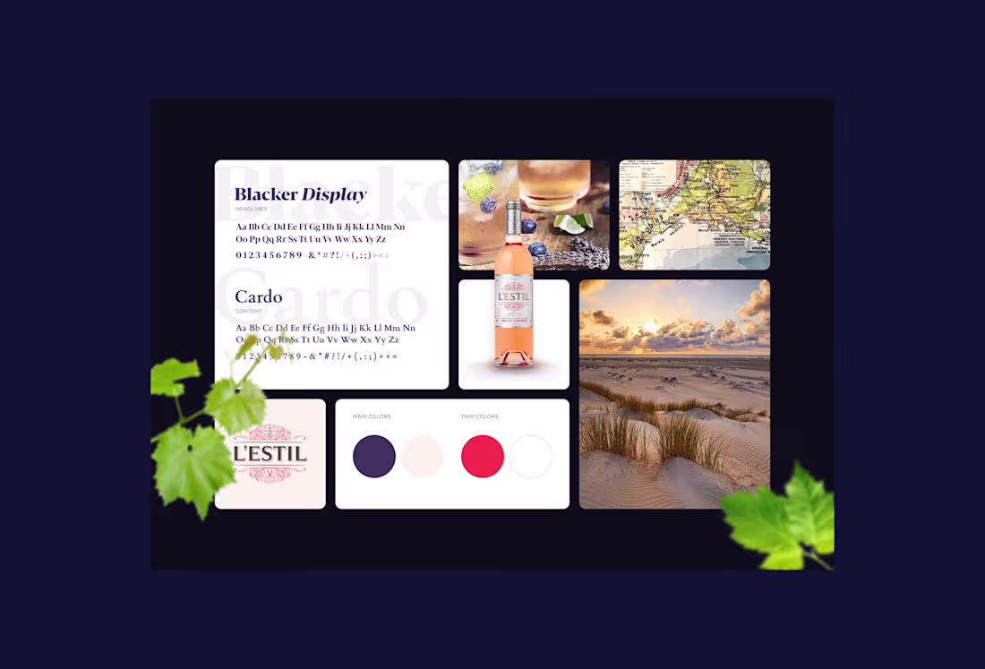 Cover image for L'Estil new wine immersive website