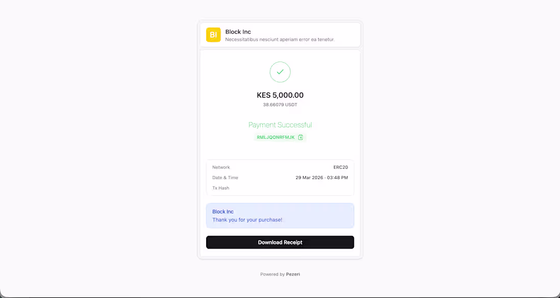 Cover image for Crypto payment checkout page