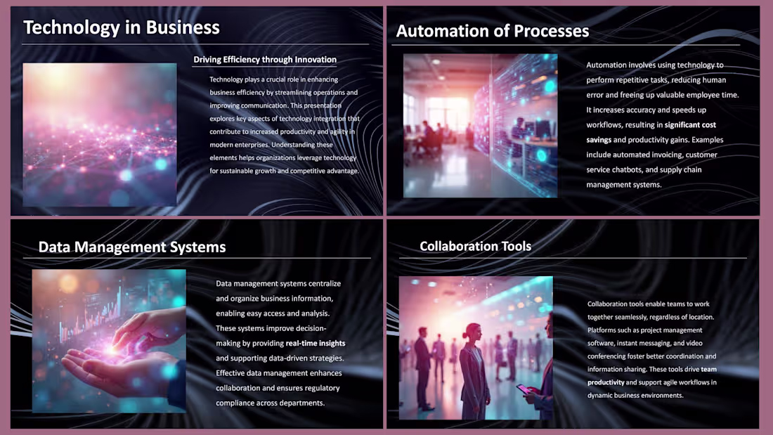 Cover image for The Digital Blueprint: Driving Business Efficiency through I...