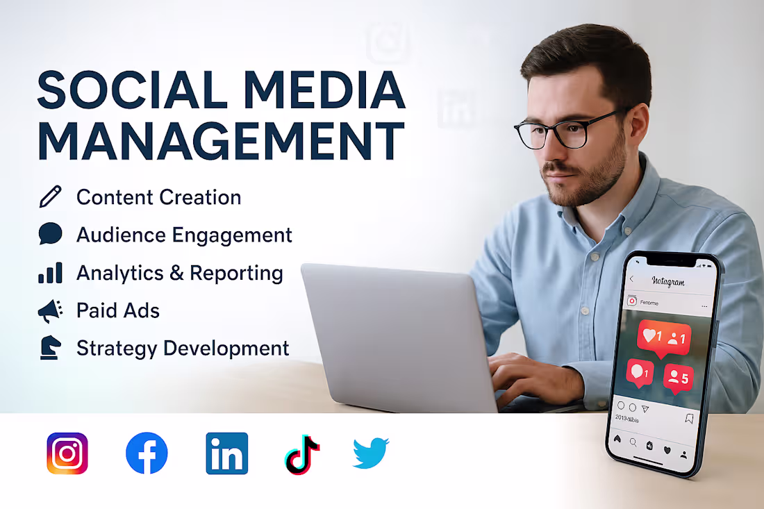 Cover image for Social Media Management and Optimization