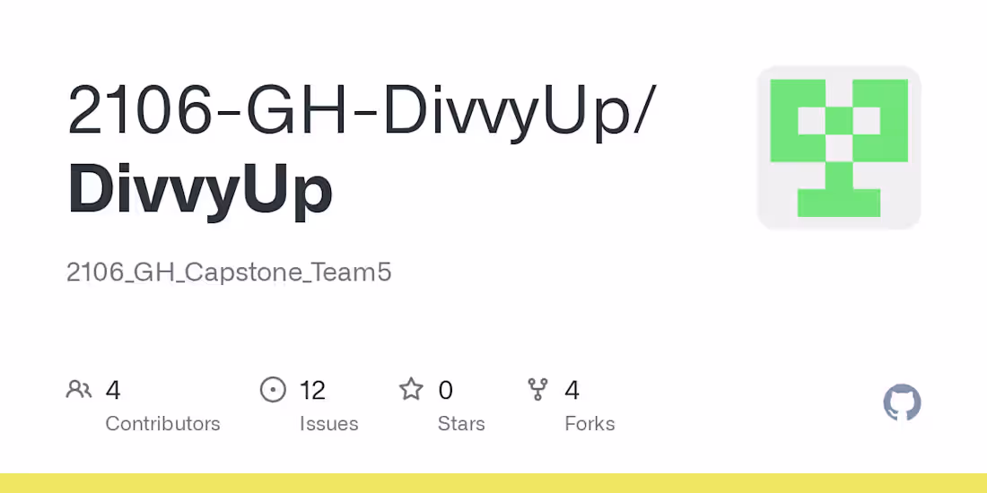 Cover image for 2106-GH-DivvyUp/DivvyUp