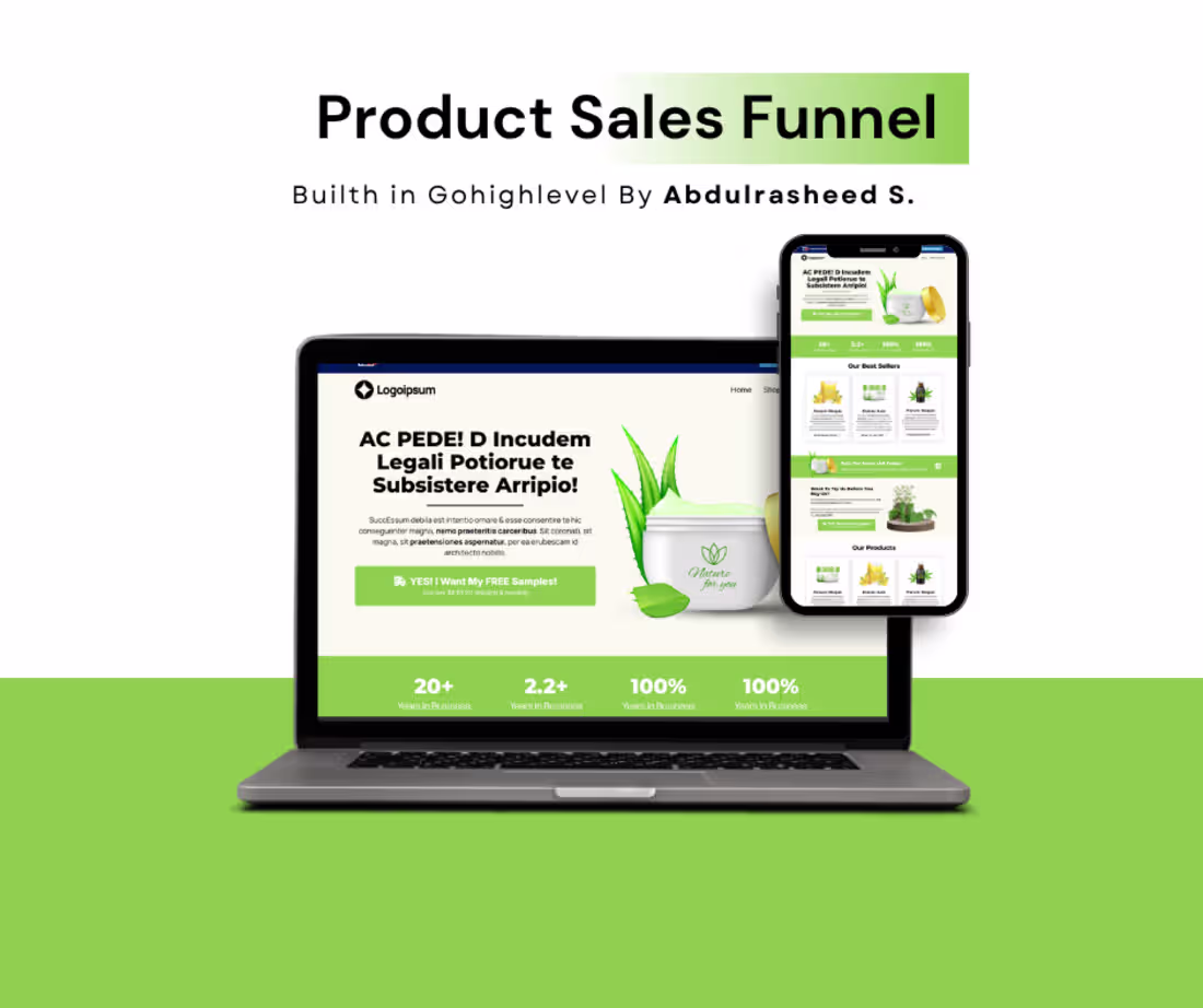 Cover image for High-converting eCommerce funnel built in