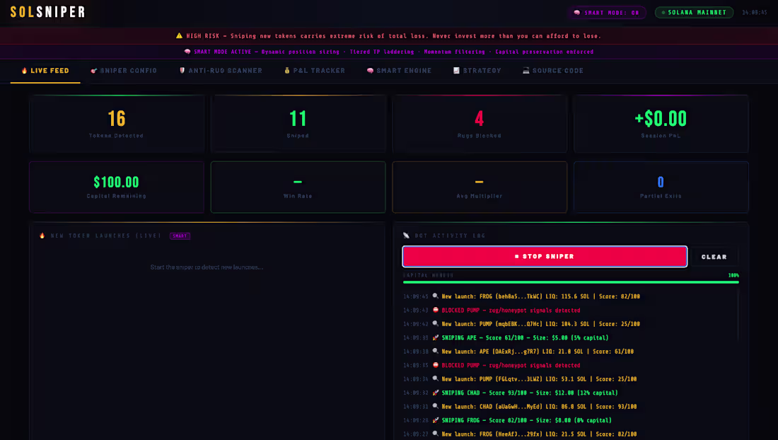 Cover image for Sol Sniper Bot!!