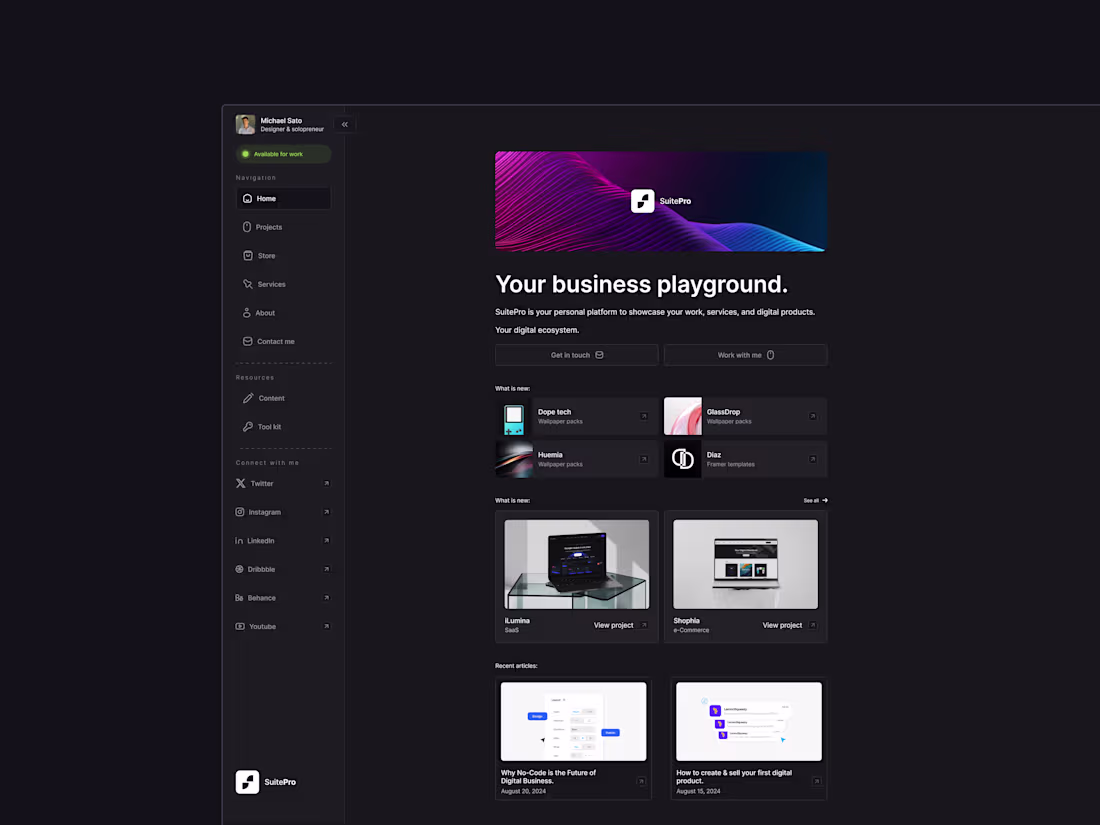 Cover image for Suite pro In love with these small details