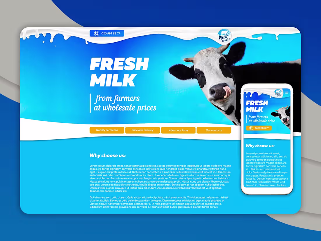 Cover image for Web design & development