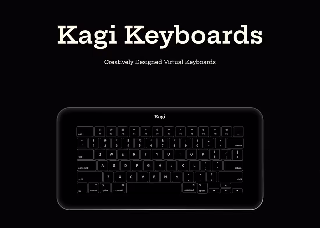 Cover image for Kagi Virtual Keyboards Design and Animation