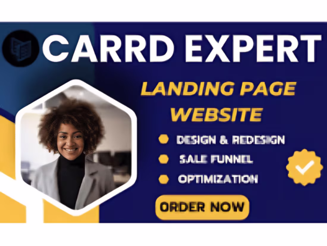 Cover image for I will design and create a landing page or website with carrd