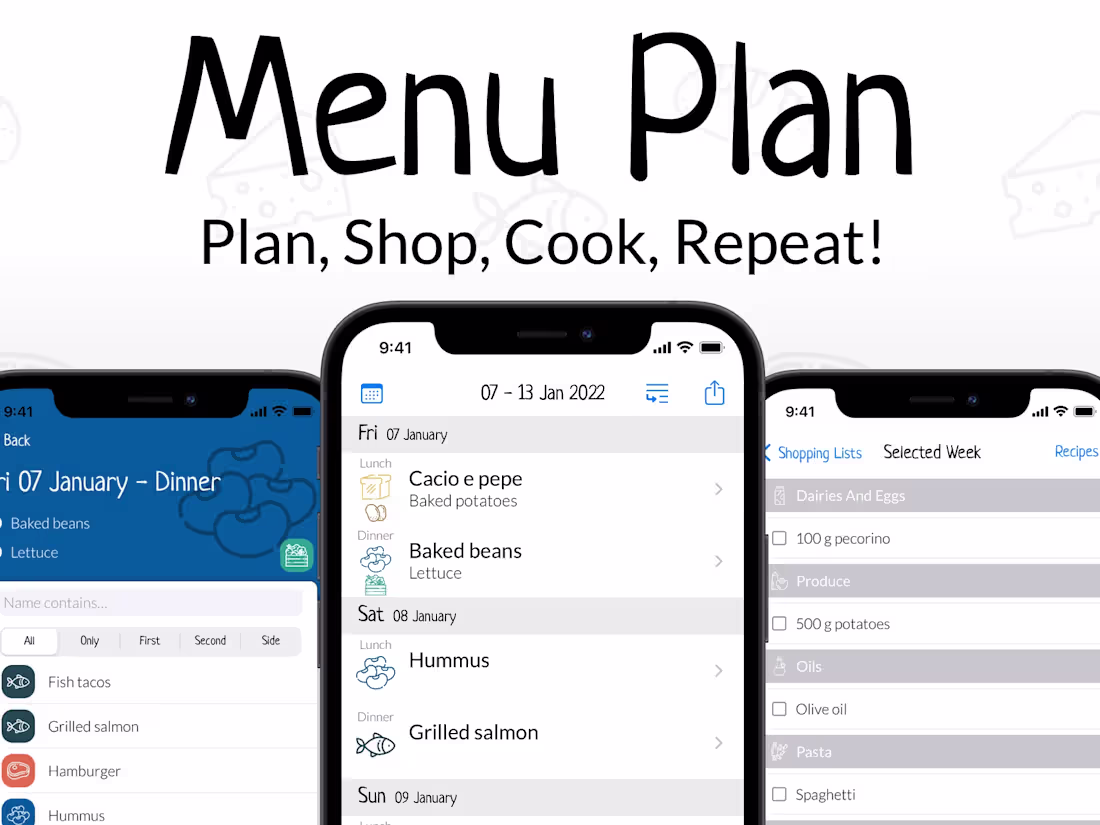 Cover image for Menu Plan - Meal Planning made easy