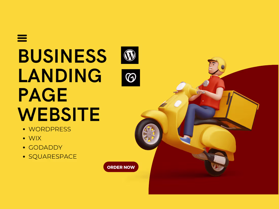 Cover image for Create Landing Page Website for Logistics, Fashion Businesses