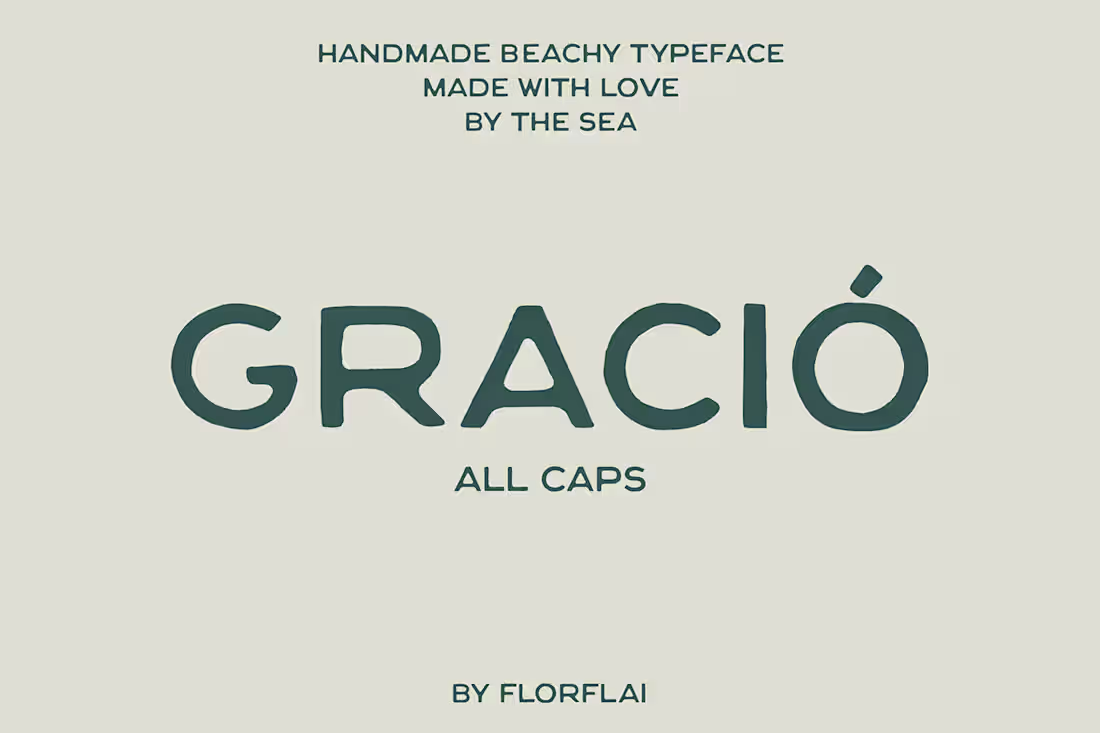 Cover image for Gració - handmade vintage font