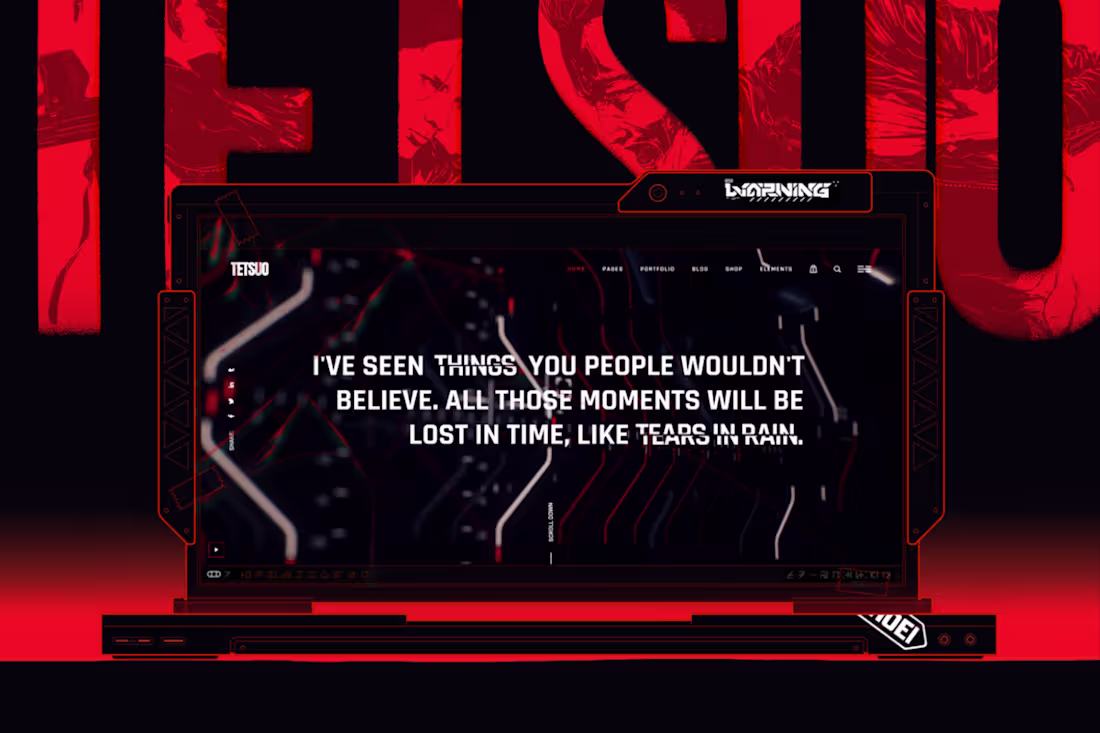 Cover image for Tetsuo - Cyberpunk WP Theme