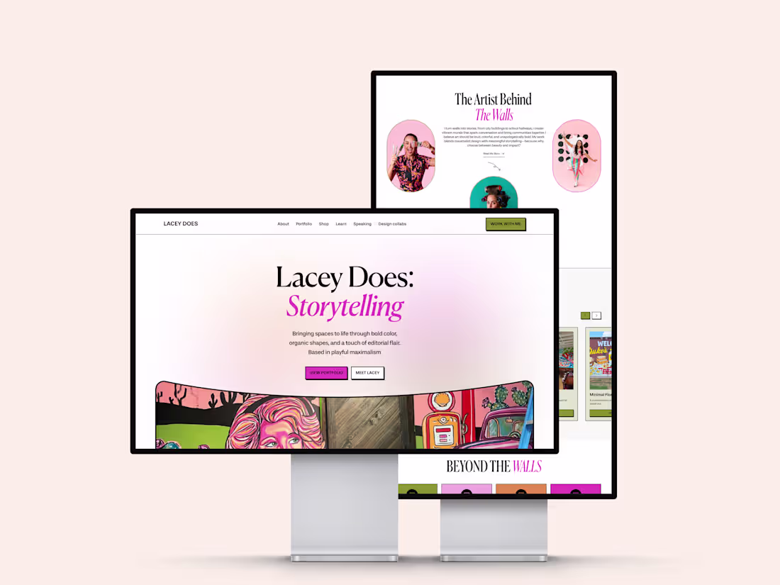 Cover image for Lacey Does: Dynamic Personal Brand Website