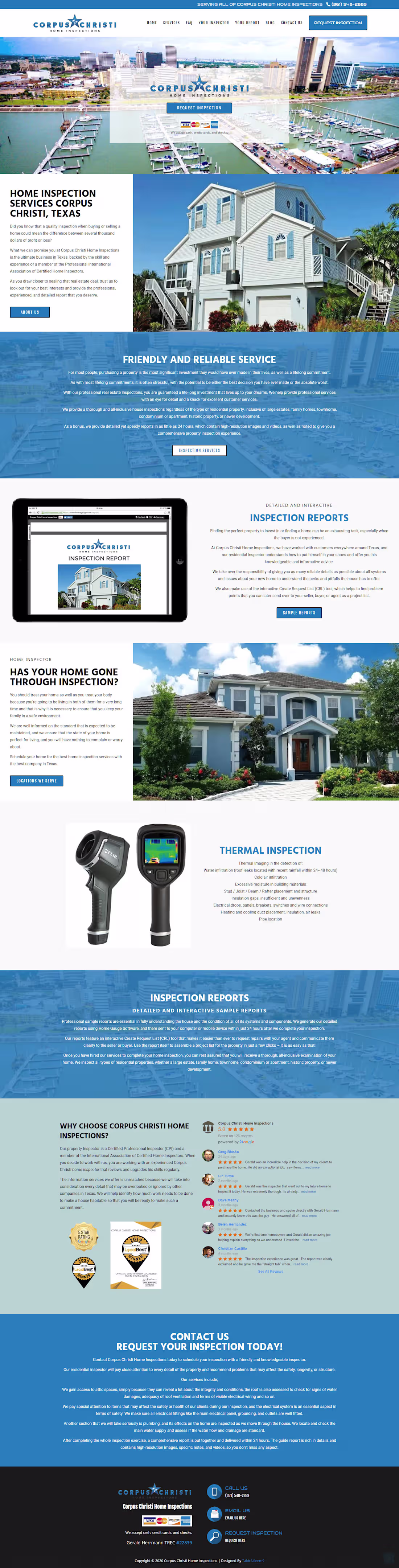 Cover image for Corpus Christi Home Inspections wordpress