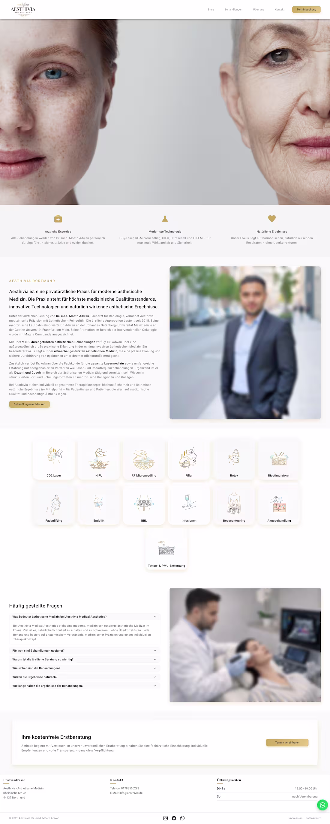 Cover image for Aesthivia is a refined, medically