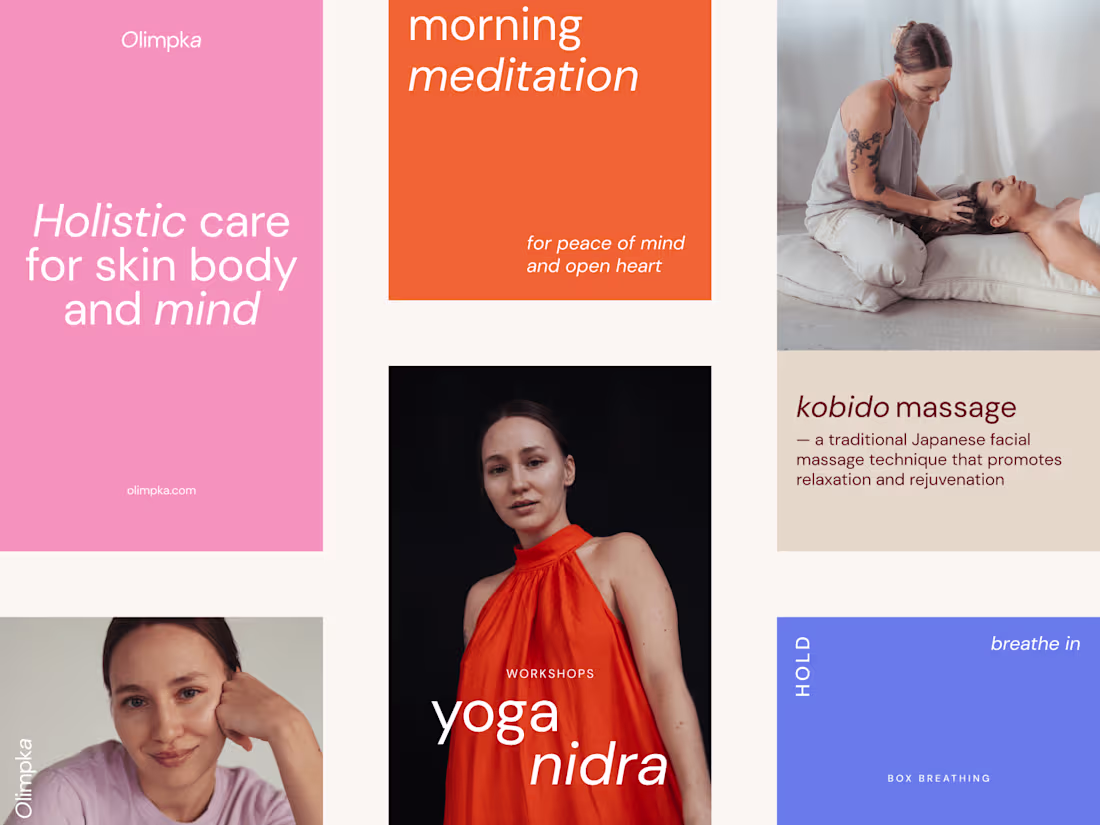 Cover image for Brand Design for massage therapist and yoga teacher
