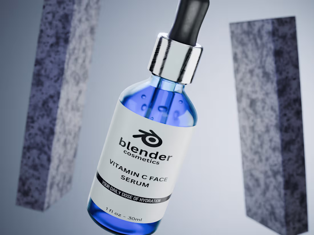 Cover image for Vitamin C Face Serum 3D Render
