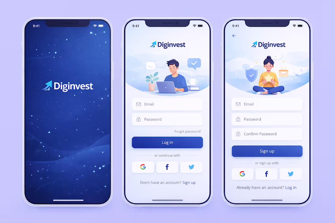Cover image for Clean and Modern Login and