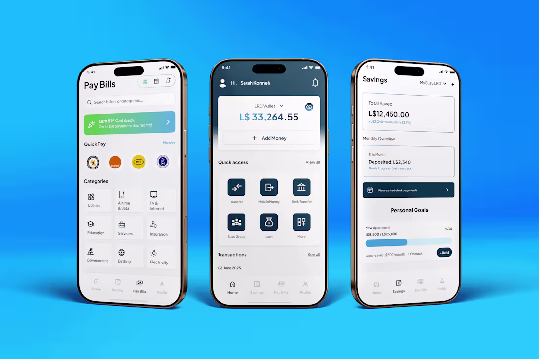 Cover image for MySusu - Mobile Money UX for Liberia 🇱🇷 Designed fintech d...