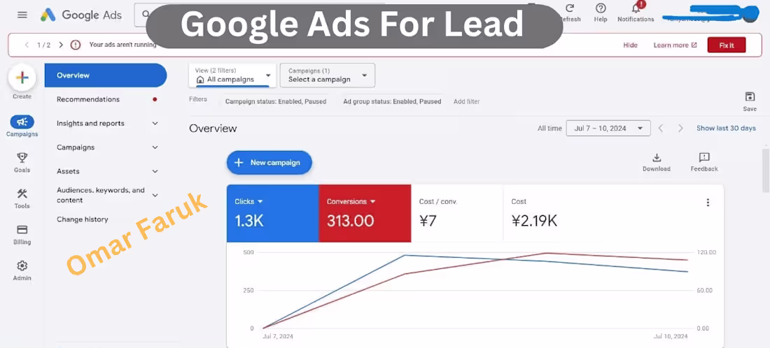Cover image for Lead Generation with High-Converting Google Ads Campaigns