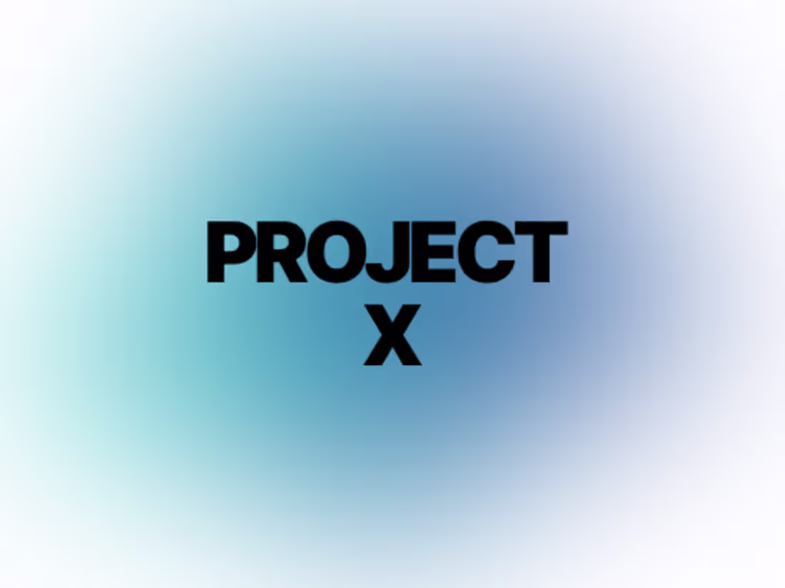 Cover image for Project X