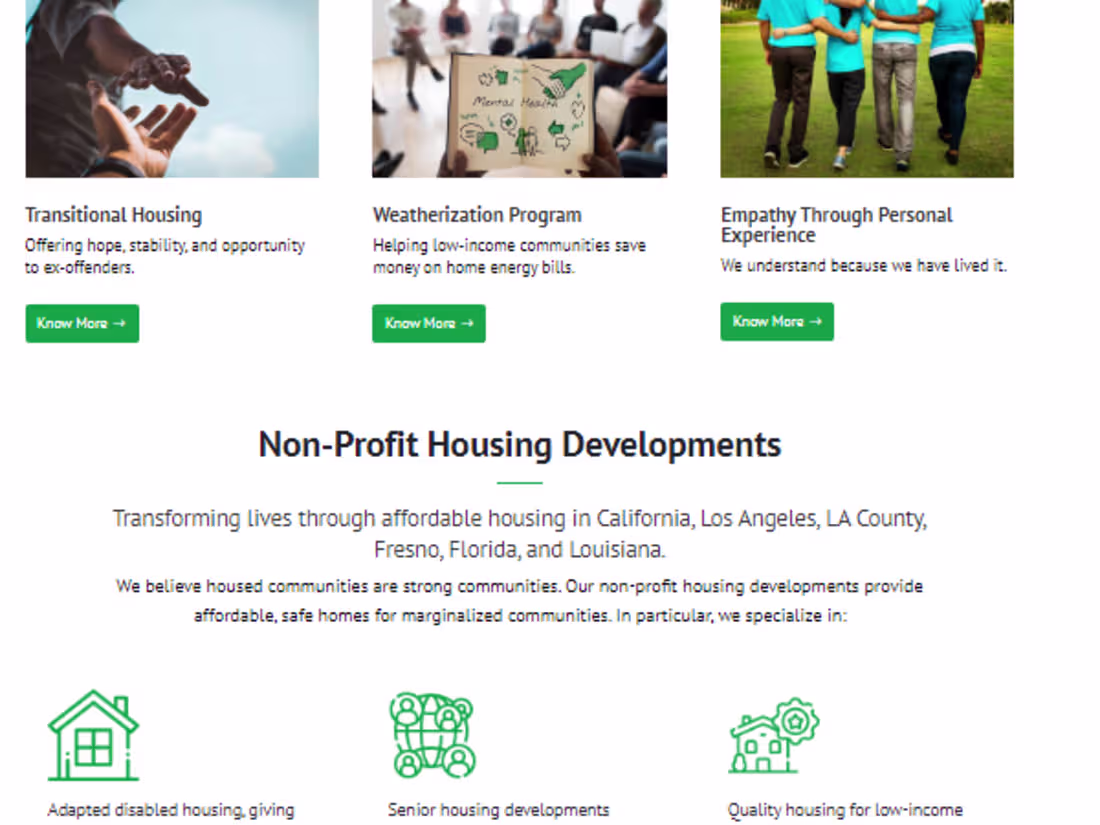 Cover image for Abovetof.org a services website