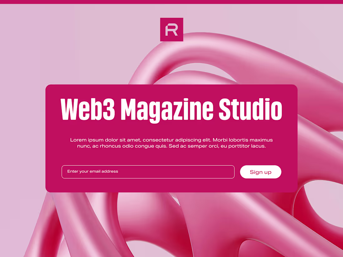 Cover image for R Magazine - Visual Identity