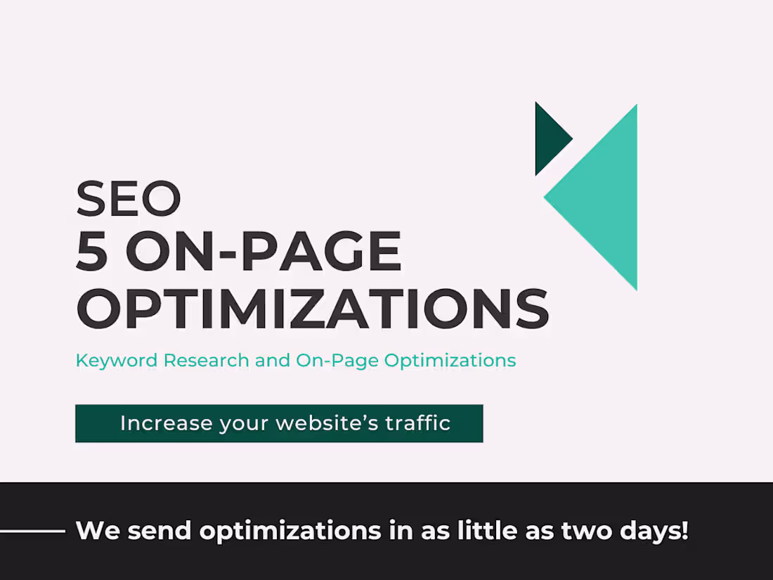 Cover image for On-Page SEO Optimizations