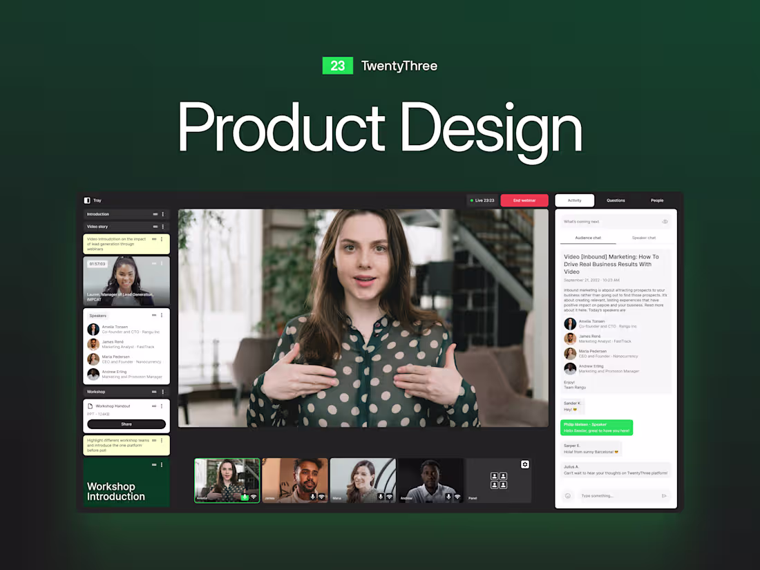 Cover image for TwentyThree Webinars 