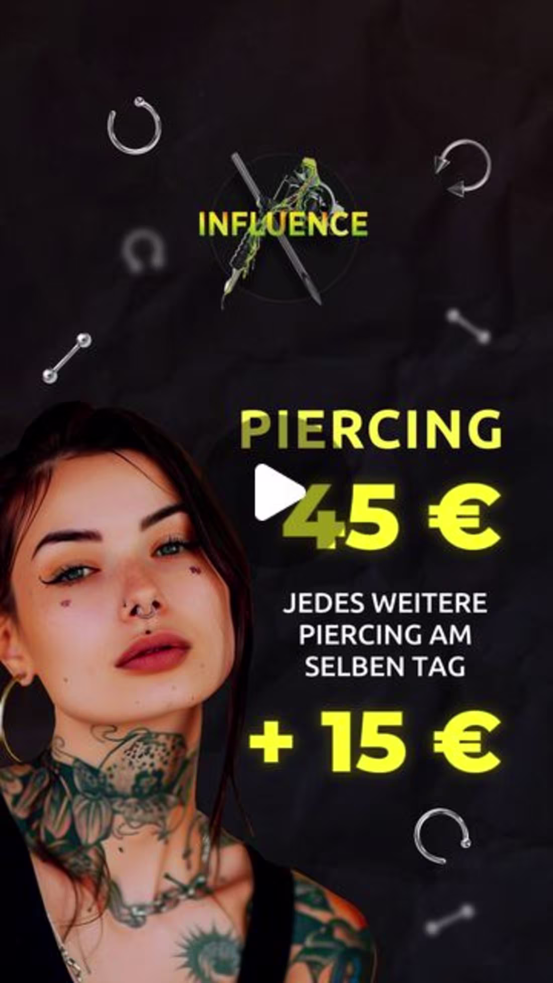 Cover image for TATTOO , PIERCING | 📍RHEINE DEUTSCHLAND on Instagram: “Du träu…