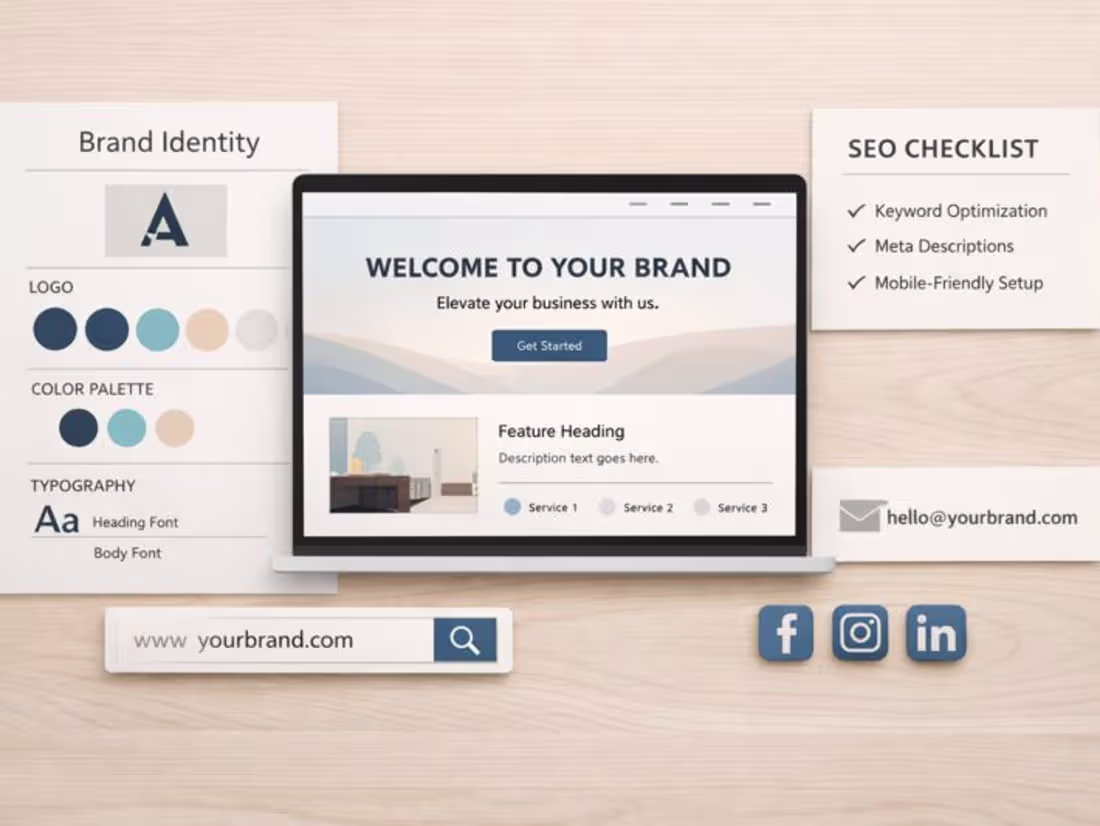 Cover image for  Brand Identity & Digital Setup