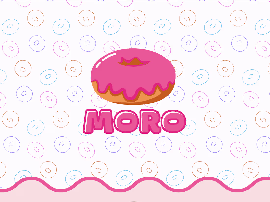 Cover image for Moro Donut - Brand design