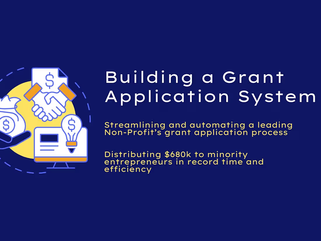Cover image for Building a Grant Application System
