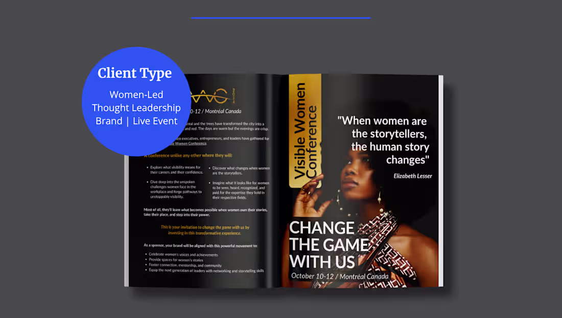 Cover image for Event Sponsorship Booklet