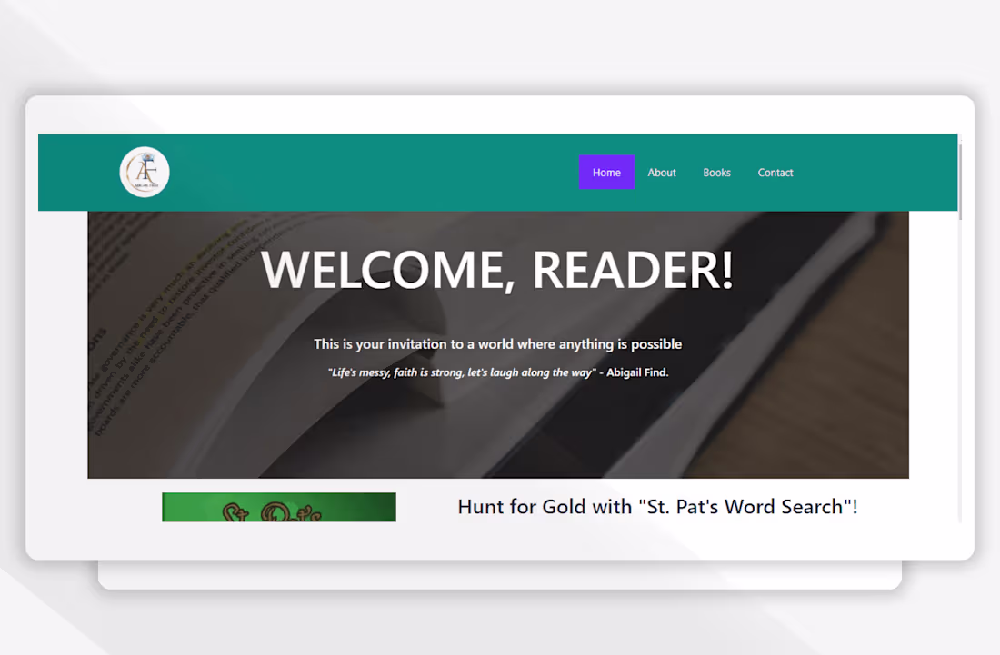 Cover image for Abigail FInd | Website Development