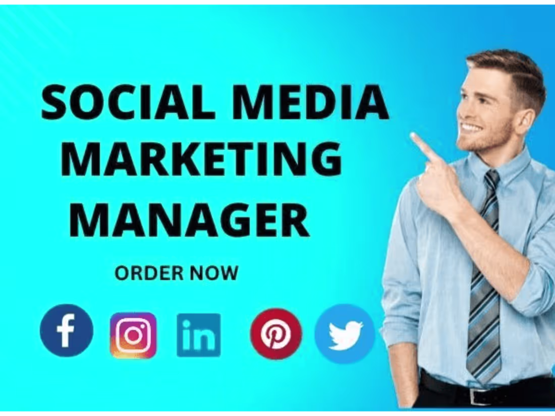 Cover image for I will be your social media marketing manager