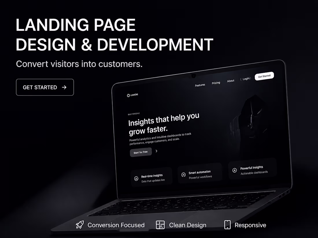 Cover image for Landing Page Design & Development