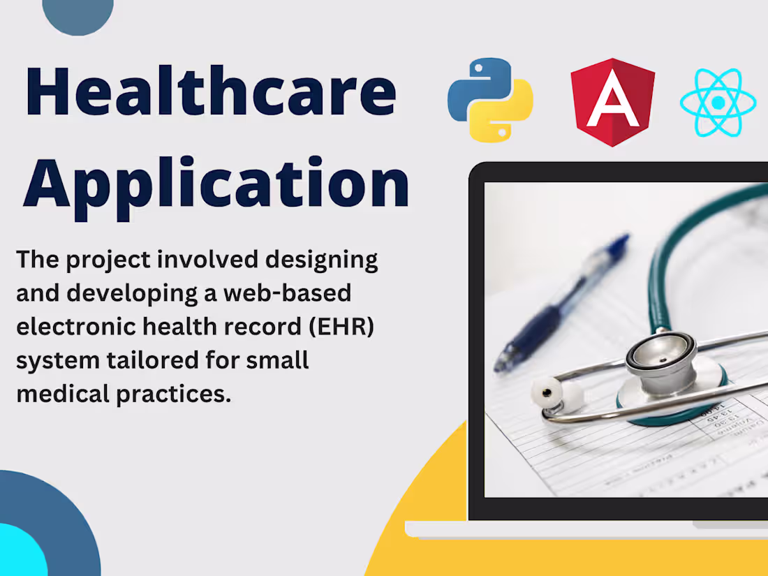 Cover image for Healthcare Application Developed with Python
