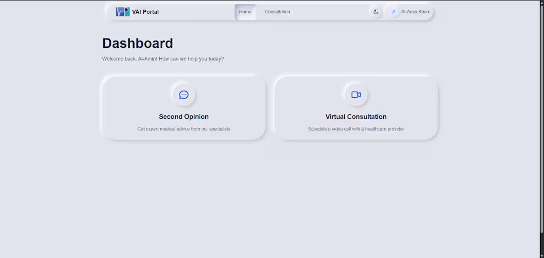 Cover image for Project Title: VAI Portal –