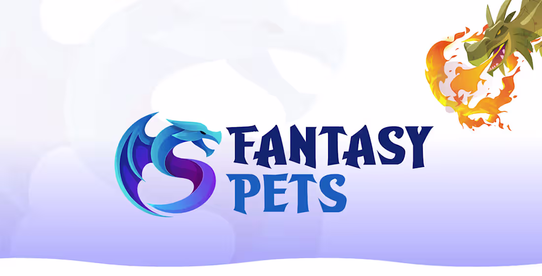 Cover image for Fantasy Pets - Brand Identity and Website UI on Behance